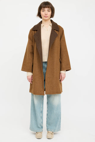 Max Mara Cashmere Open Front Coat