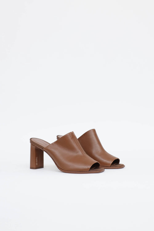 Max Mara Leather Mule