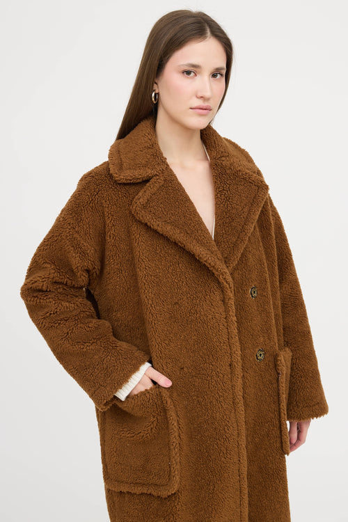 Max Mara Teddy Fleece Coat