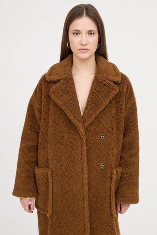 Max Mara Teddy Fleece Coat