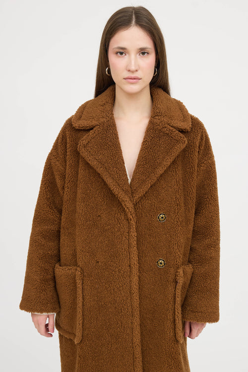 Max Mara Teddy Fleece Coat