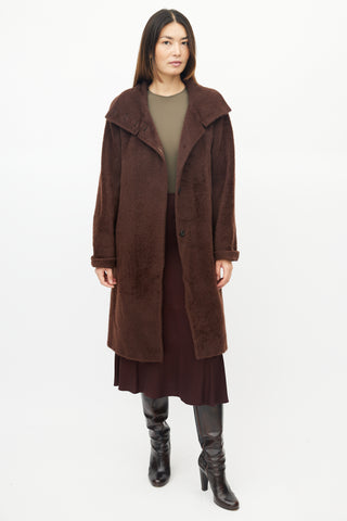 Max Mara Brown Wool Coat