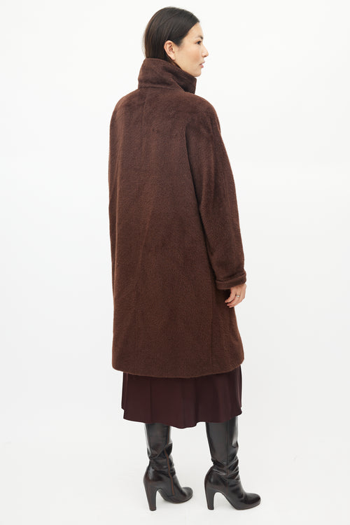 Max Mara Brown Wool Coat