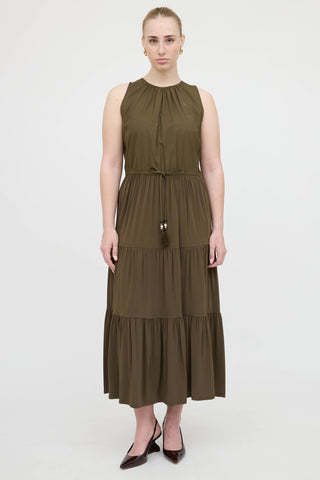 Max Mara Tiered Maxi Dress