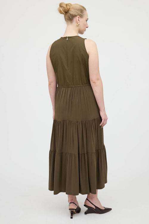 Max Mara Tiered Maxi Dress