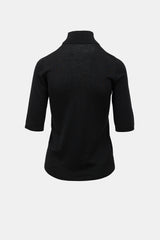 Max Mara Wool Mock Neck Top