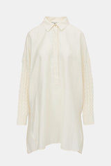 Max Mara Knit Sleeve Oversized Shirt