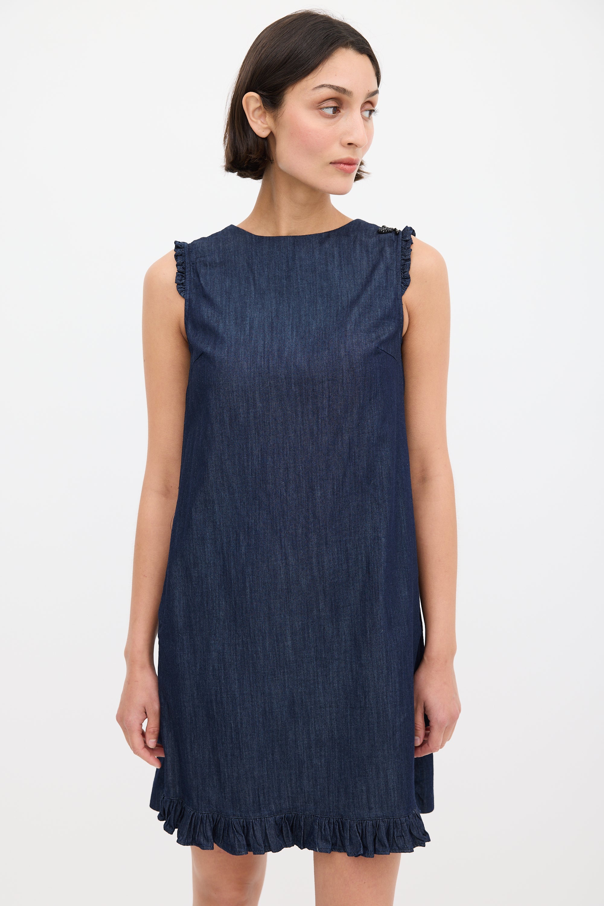 s max mara denim dress Max Mara | Woman - Cotton denim dress - Navy