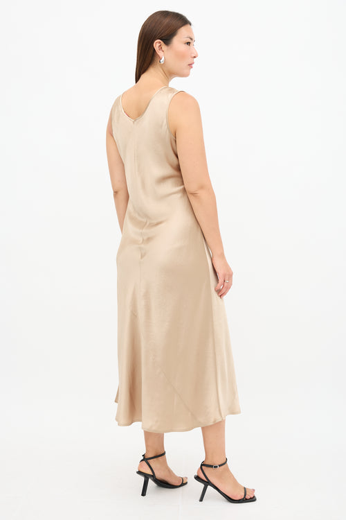 Max Mara Satin Capua Dress