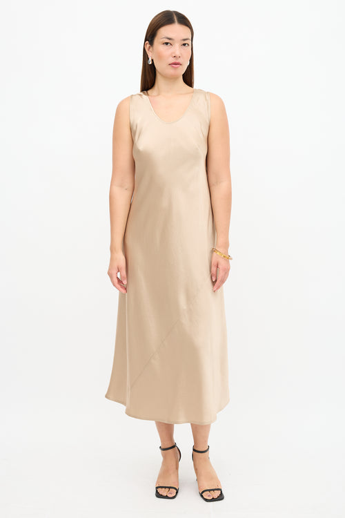 Max Mara Satin Capua Dress