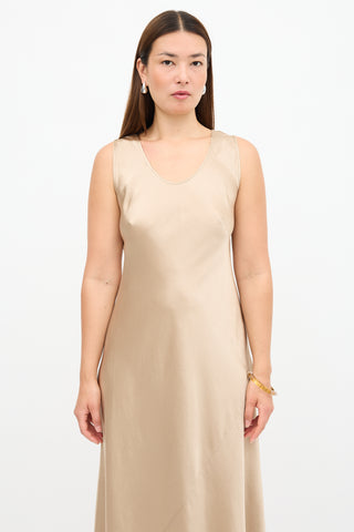 Max Mara Satin Capua Dress