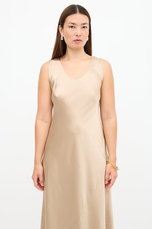 Max Mara Satin Capua Dress