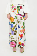 Max Mara Silk Floral Pant