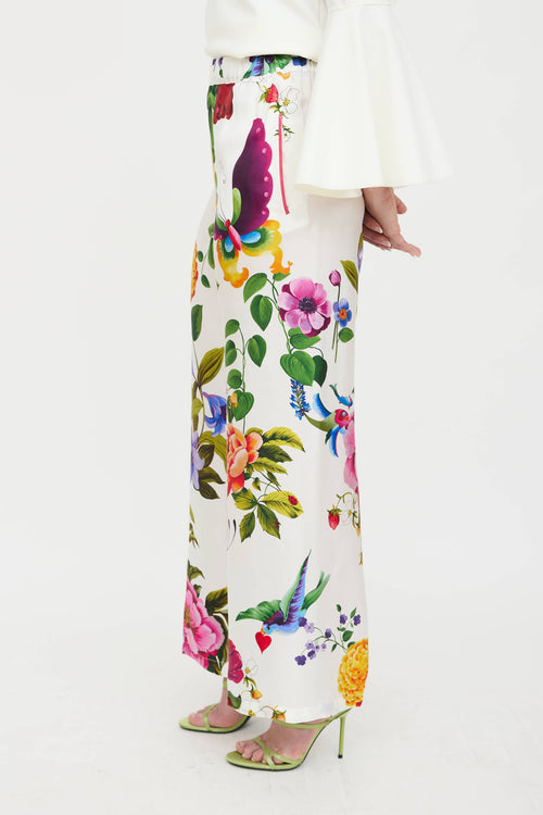 Max Mara Silk Floral Pant