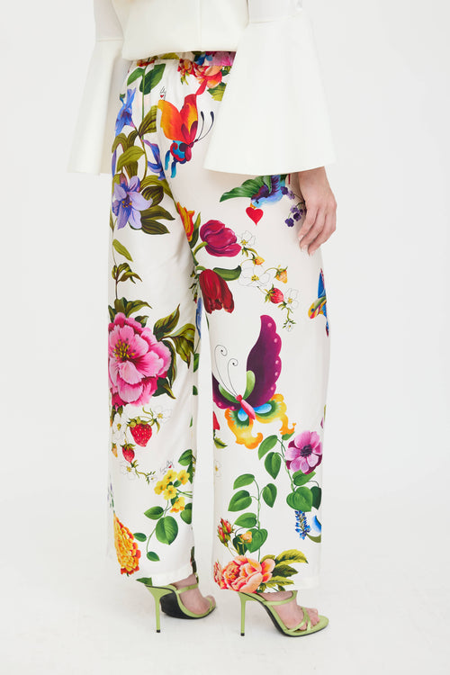 Max Mara Silk Floral Pant