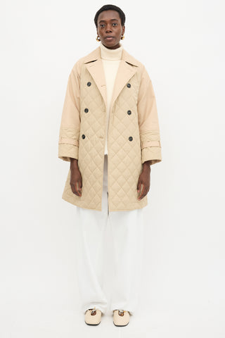 Max Mara Weekend Quilted Trench Coat