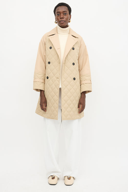 Max Mara Weekend Quilted Trench Coat