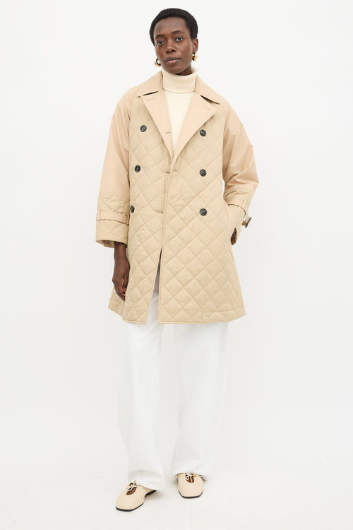 Max Mara Weekend Quilted Trench Coat