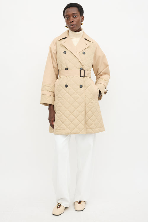 Max Mara Weekend Quilted Trench Coat