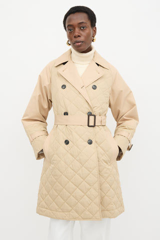 Max Mara Weekend Quilted Trench Coat