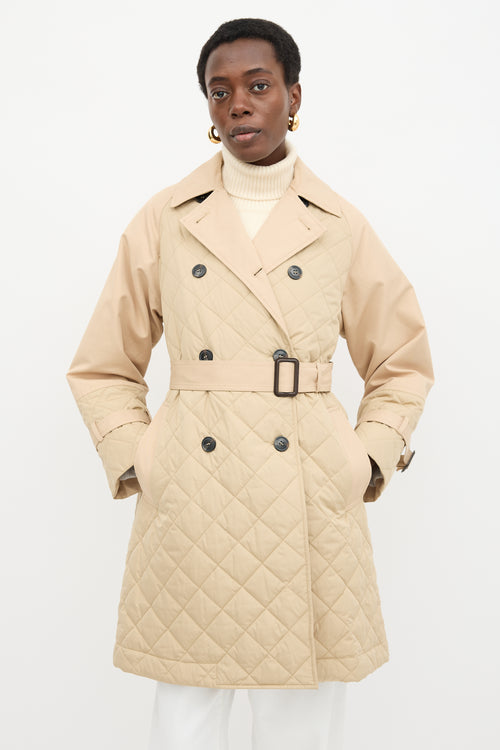 Max Mara Weekend Quilted Trench Coat
