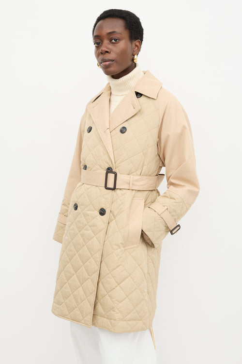 Max Mara Weekend Quilted Trench Coat