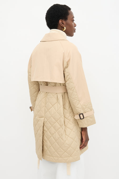 Max Mara Weekend Quilted Trench Coat