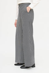 Max Mara Striped Wide Leg Trouser