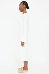 Max Mara S Linen Tie Dress
