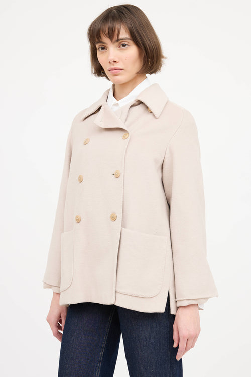 Max Mara Wool Double Breasted Jacket