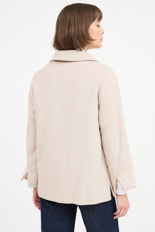 Max Mara Wool Double Breasted Jacket