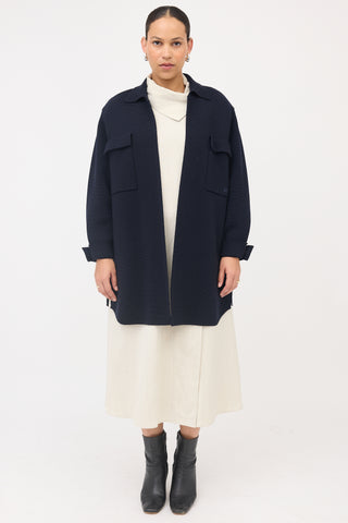 Max Mara Wool Open Front Cardigan