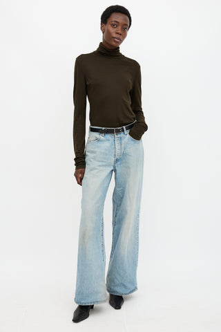 Max Mara Wool Turtleneck Top