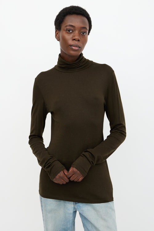 Max Mara Wool Turtleneck Top