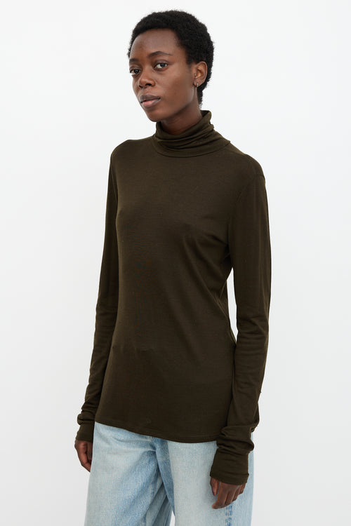 Max Mara Wool Turtleneck Top