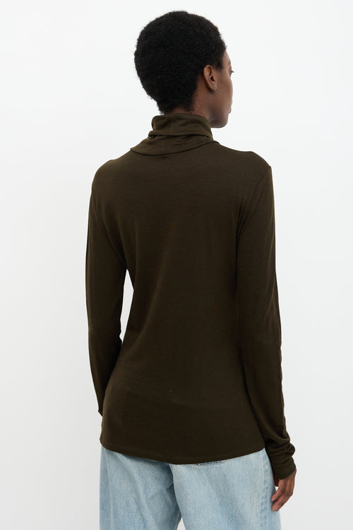 Max Mara Wool Turtleneck Top