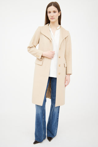 Max Mara Beige Cashmere Coat