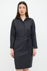Max Mara Belted Shirt Dress