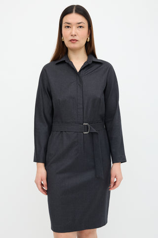 Max Mara Belted Shirt Dress