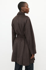 Max Mara Brown Wool Coat
