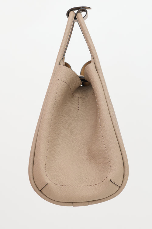 Max Mara Leather Small Marine Tote Bag
