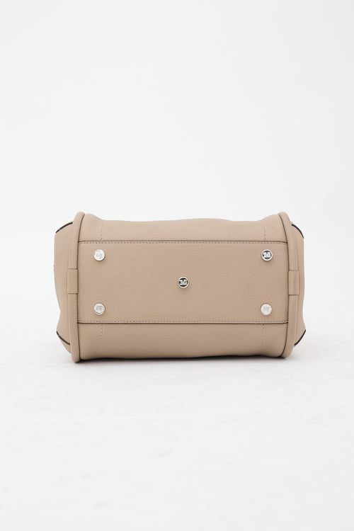 Max Mara Leather Small Marine Tote Bag