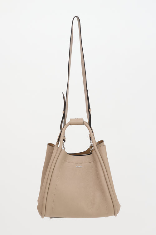 Max Mara Leather Small Marine Tote Bag