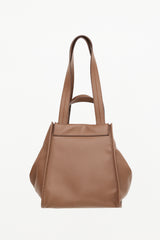 Max Mara Leather & Cashmere Anit Reversible Bag