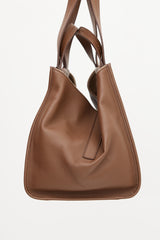 Max Mara Leather & Cashmere Anit Reversible Bag