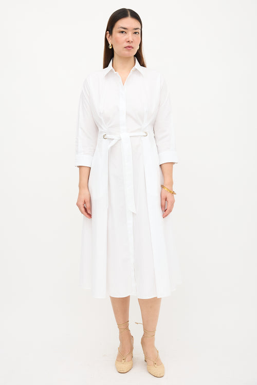 Max Mara Poplin Shirt Dress
