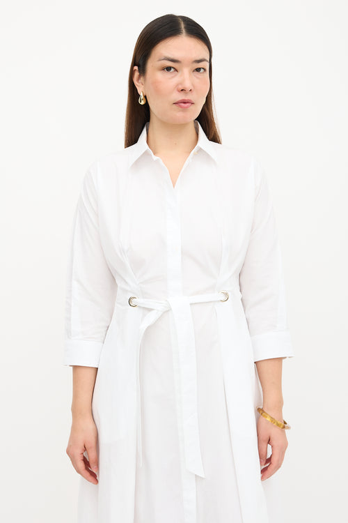 Max Mara Poplin Shirt Dress