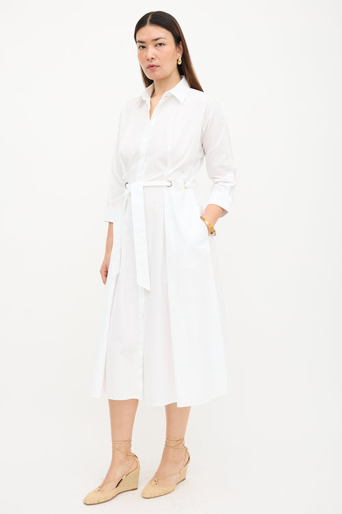Max Mara Poplin Shirt Dress