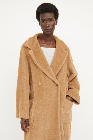 Max Mara Tan Wool Blend Coat