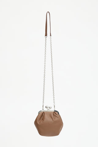 Max Mara Weekend Leather Pasticcino Bag